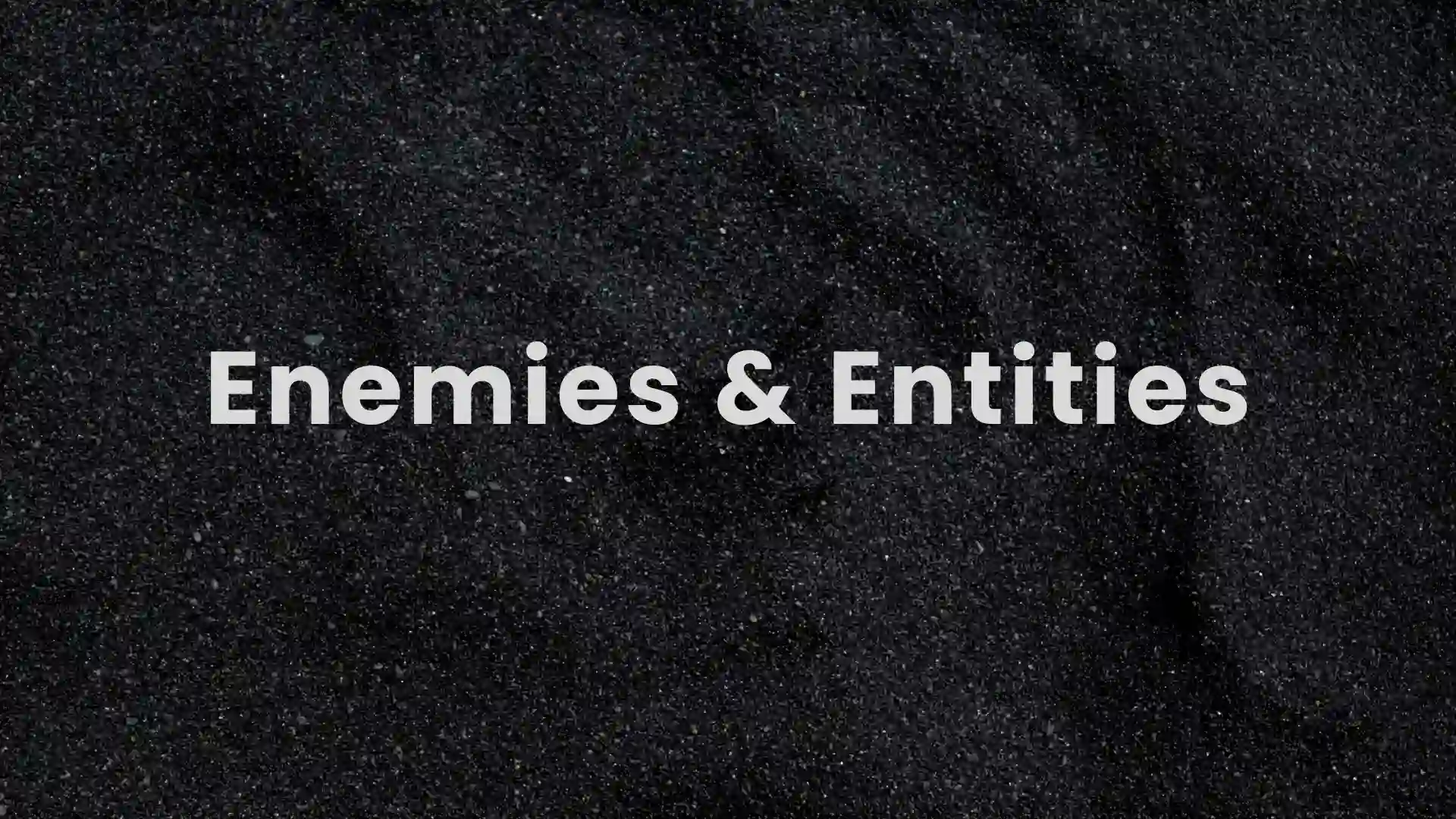 Enemies & Entities Safe Haven