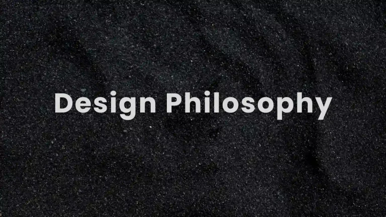 Design Philosophy — Fear as Architecture